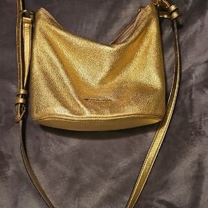 Michael Kors Gold Crossbody Bag